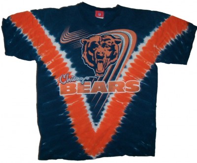 Chicago Bears Tie-Dye Batik T-Shirt: XL