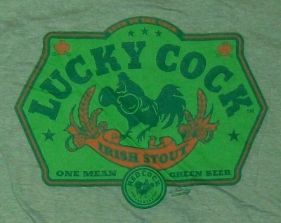 T-Shirt+Irish+Stout+Lucky+Cock:+XL