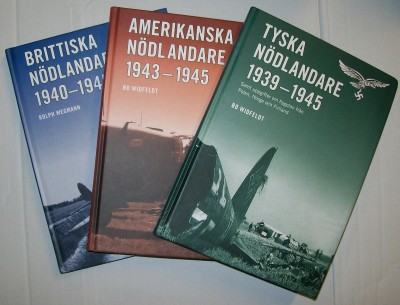 Nödlandare Böcker x3 Air Force WW2