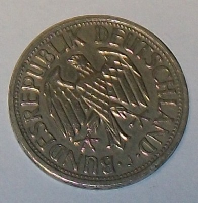 Reichmark 1 Mark Deutsche Mark 1962