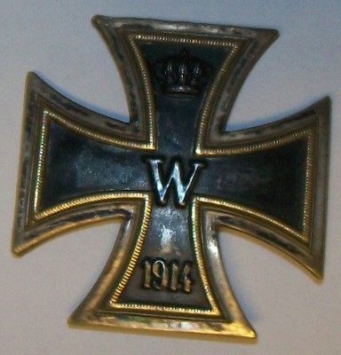 Eisernes Kreuz 1. Klasse 1914 Välvt WW1 Original