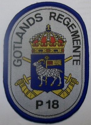 Förbandstecken Gotlands Regemente P18