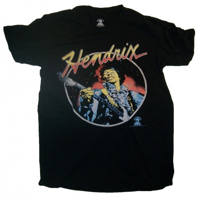 Jimi Hendrix Authentic T-Shirt: L
