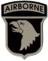 101st Airborne Div IR Infrared med Kardborre