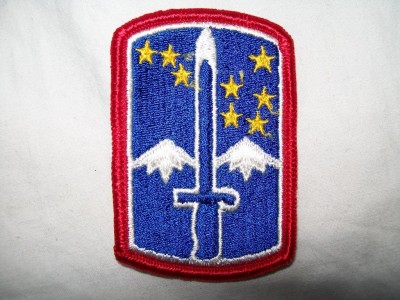 172nd Infantry Brigade Tygmärke färg "Stryker"