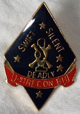 1st Recon Bn Generation Kill USMC pin
