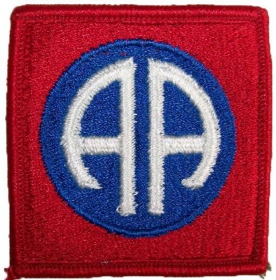 82nd Airborne Division Tygmärke färg