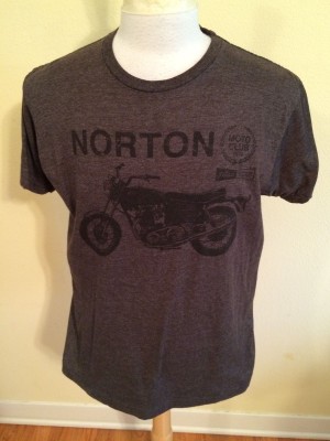 Norton MC Moto Club 1970 750cc retro T-Shirt : L