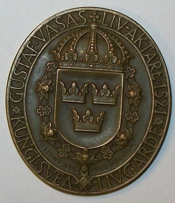 Medalj Plakett GMU Svea Livgarde