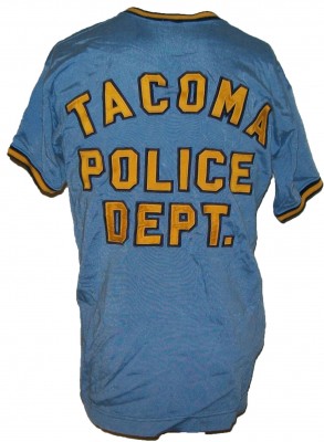Tacoma Police Dept. Baseball skjorta #15: M