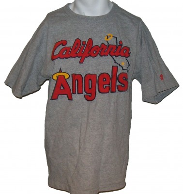 California Angels MLB Baseball T-Shirt Vintage: XL
