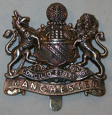 Basker Hatt Möss Märke Manchester Regiment