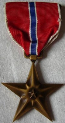 Bronze Star Medalj WW2 1944 issue