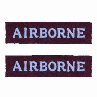 Axelmärken Para Parachute Airborne x2 WW2 repro