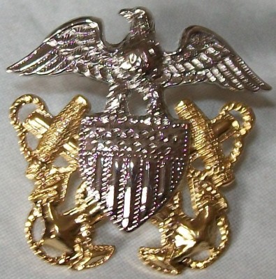 Garrison Cap Badge US Navy
