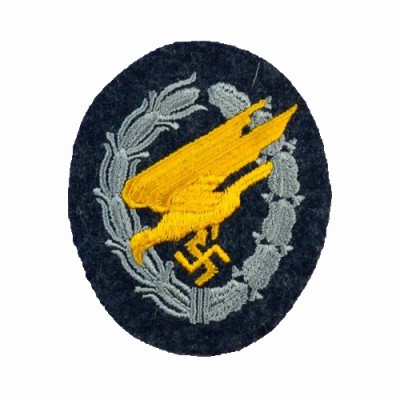 Fallschirmjäger Luftwaffe gest. Abzeichen repro