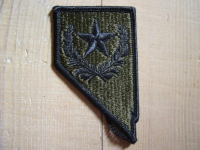 Nevada National Guard HQ Combat patch Subdued