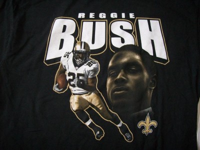New Orleans Saints #25 Bush NFL T-Shirt: XL