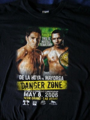 Oscar De La Hoya T-Shirt Danger Zone: XL