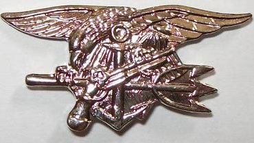 Pin Navy Seal Trident Enlisted silver