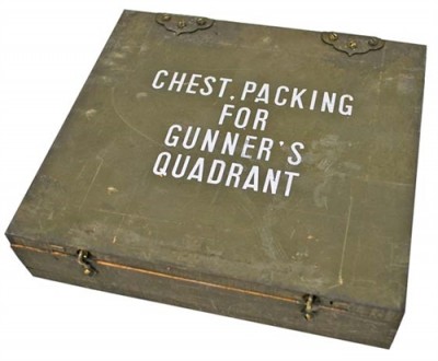 Box Gunners Quadrant US Army USMC WW2 Original