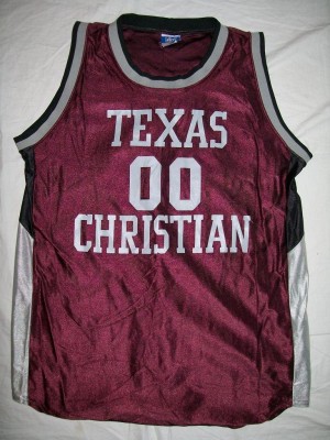 Texas Christian #00 Basket linne: L