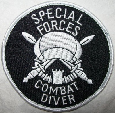 Tygmärke Combat Diver Special Forces