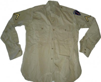 Uniformsskjorta US Army HQ D-Day 1945 original