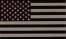 US Flagga Infrared IR grå Rättvänd Kardborre