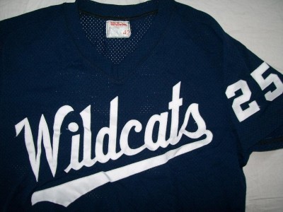 Wildcats #25 Matchanvänd Baseball tröja Wilson: Stl.42