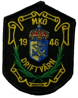 Förbandstecken Marinen MKO Driftvärn 1946