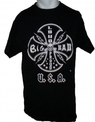 T-Shirt Big Bad Loud Proud USA: M